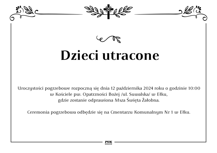 dzieci utracone - nekrolog